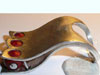 silberring mit korallen